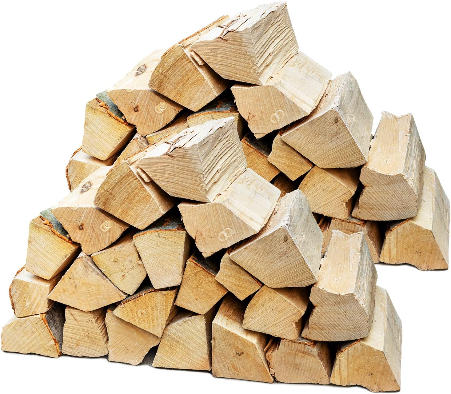 Bois de chauffage au choix 5 à 500 kg pour four et cheminée, poêle à foyer, barbecue, hêtre, bois de hêtre, bûches de bois de hêtre de 25 cm, séchées à la chambre, quantité : 50 kg