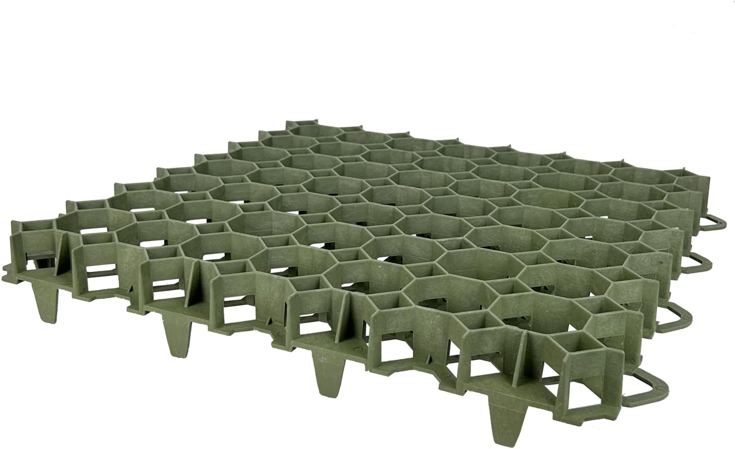 10 x COVERNIT® Grilles de Gazon Covergrid Profi - Verte - 50x50x4 cm - Dalles Stabilisatrices Verte 10