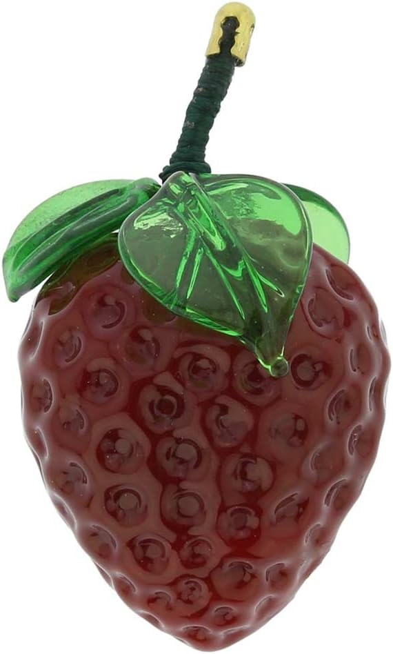 Figurine Fraise en Verre de Murano