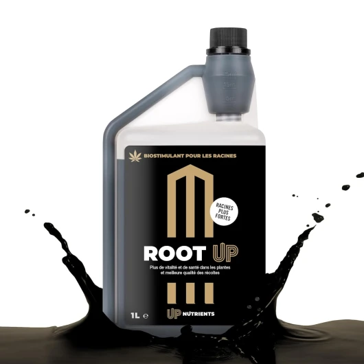 UP NUTRIENTS Bio Stimulateur de racines ROOT UP 1 L Engrais racinaire 100 % organique pour plantes, cultures et boutures - Engrais activateur pour racines robustes, grandes et solides