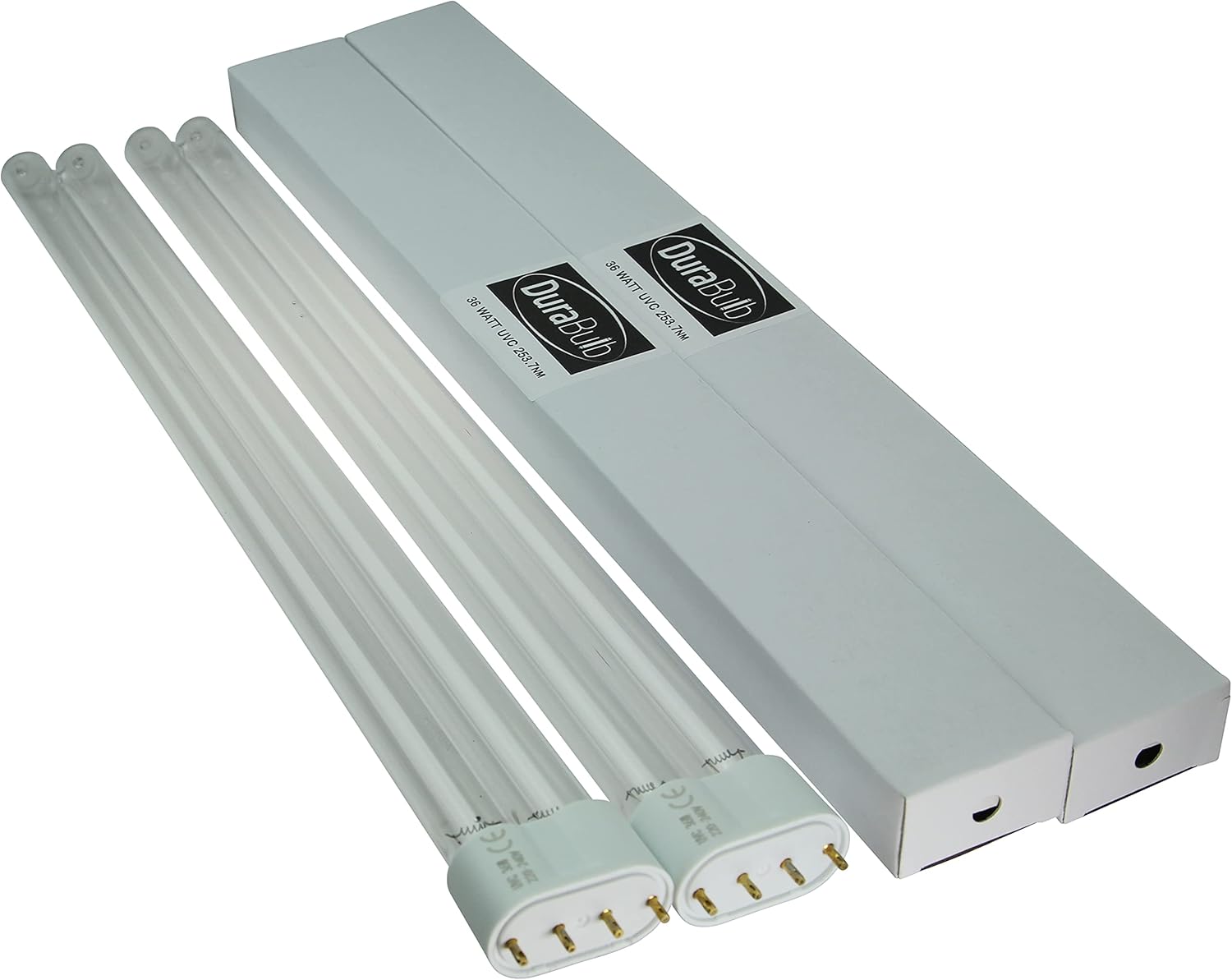 DuraBulb Lot de 2 ampoules ultraviolet de rechange 36 W pour filtres UVC et clarificateurs de bassin Twin Pack 36W