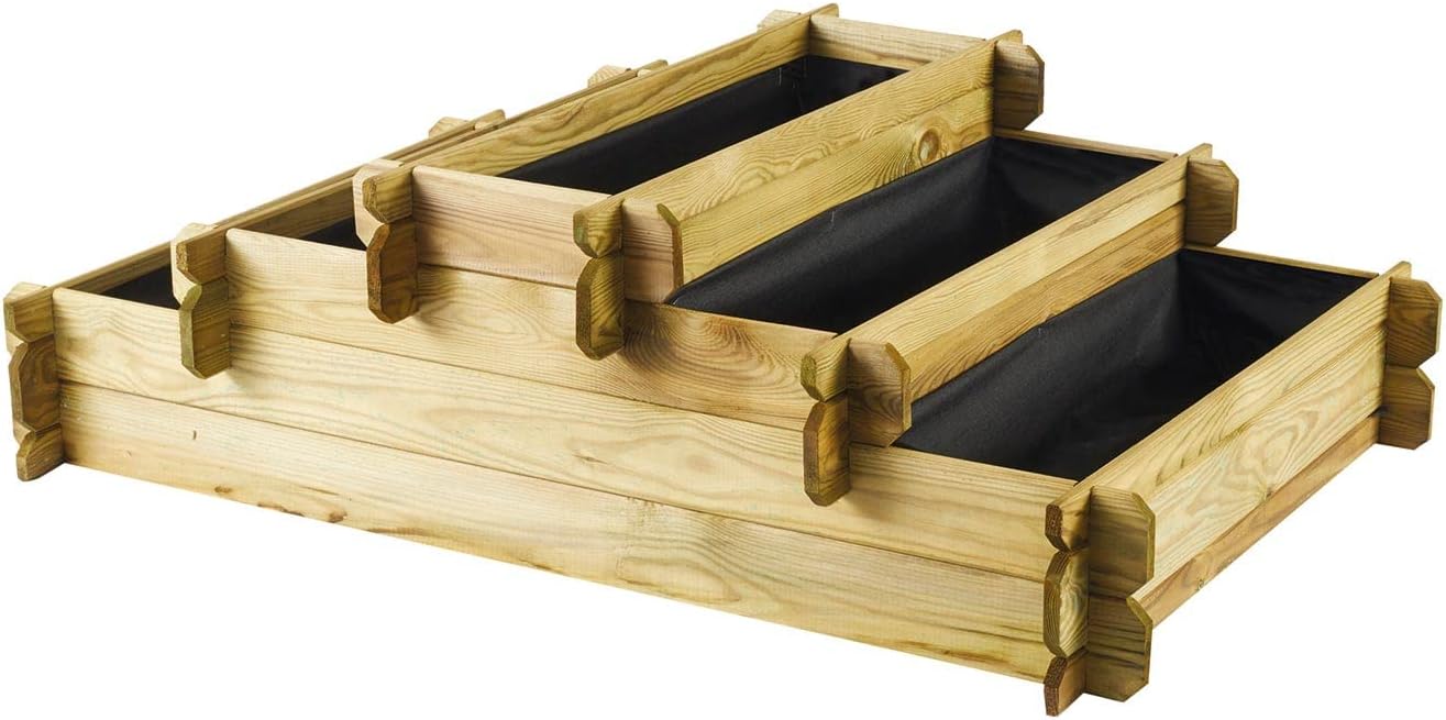 Nordje Jardinière surélevée Kimbra 800 x 800 x 180 mm