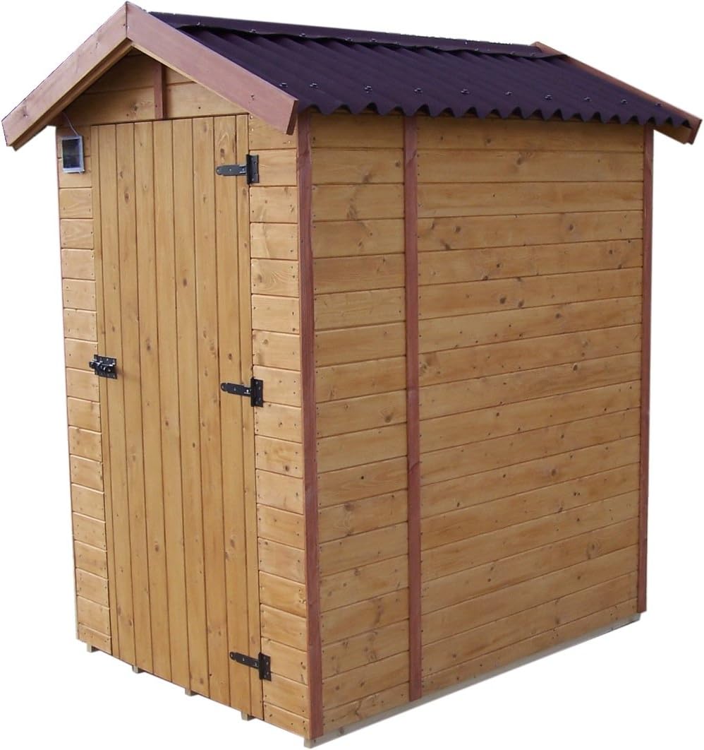 Abri WC Panneaux de Bois avec Lave, 1.81m2, 16mm