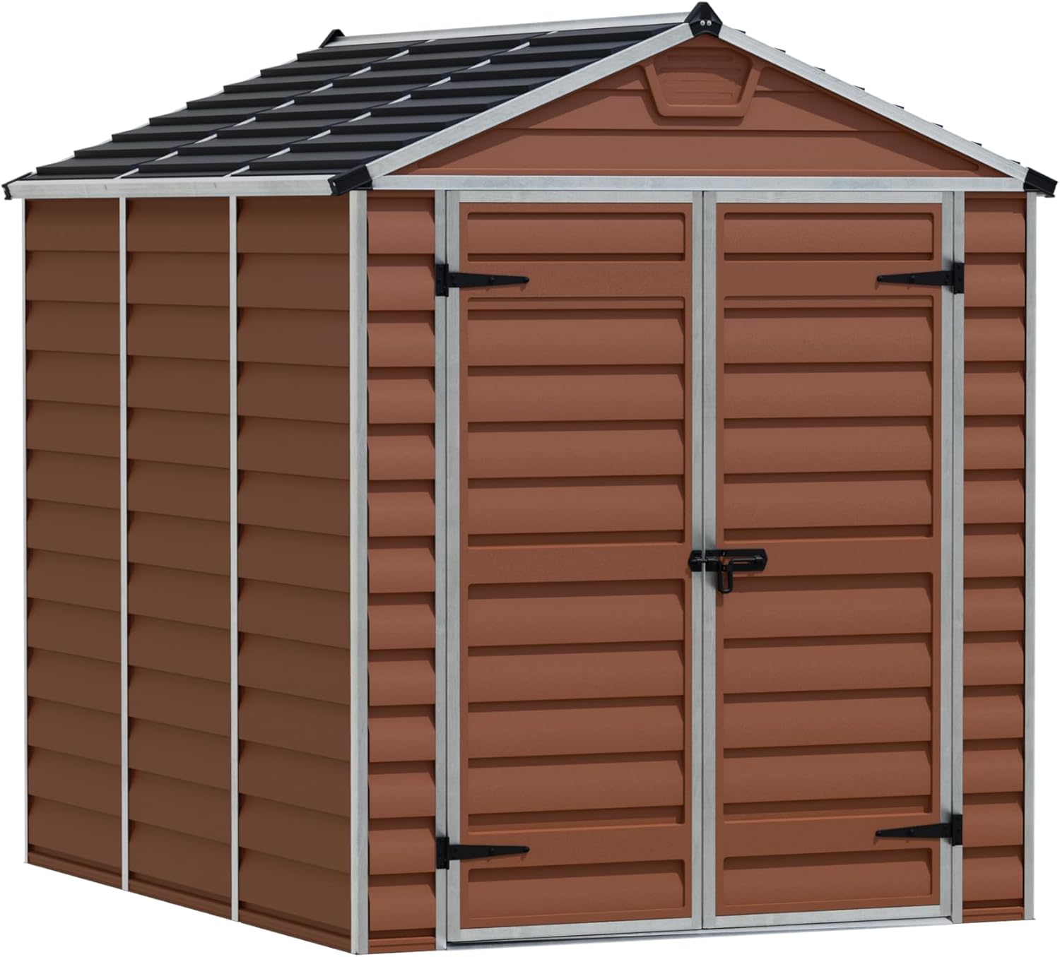 CANOPIA by Palram Abri de Jardin en Kit Skylight 4.2m², Cadre en Aluminium, Panneaux en Polycarbonate, Ambre 6x8 Ambre