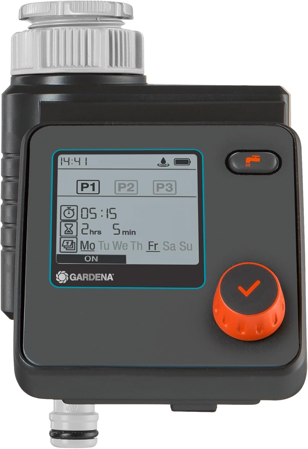 Programmateur d'arrosage Select : arrosage automatique et rapide, flexible grâce à 3 programmations, fonction arrosage manuel (1891-20)