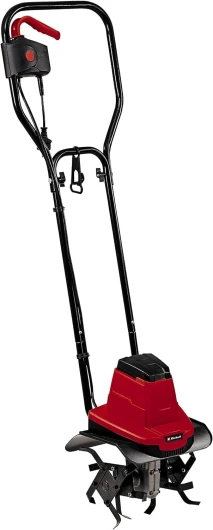 Motobineuse électrique GC-RT 7530 (750 W, Largeur de travail 30 cm, Profondeur de travail 20 cm, 4 fraises puissantes de à 22 cm, Guidon ergonomique et pliable)