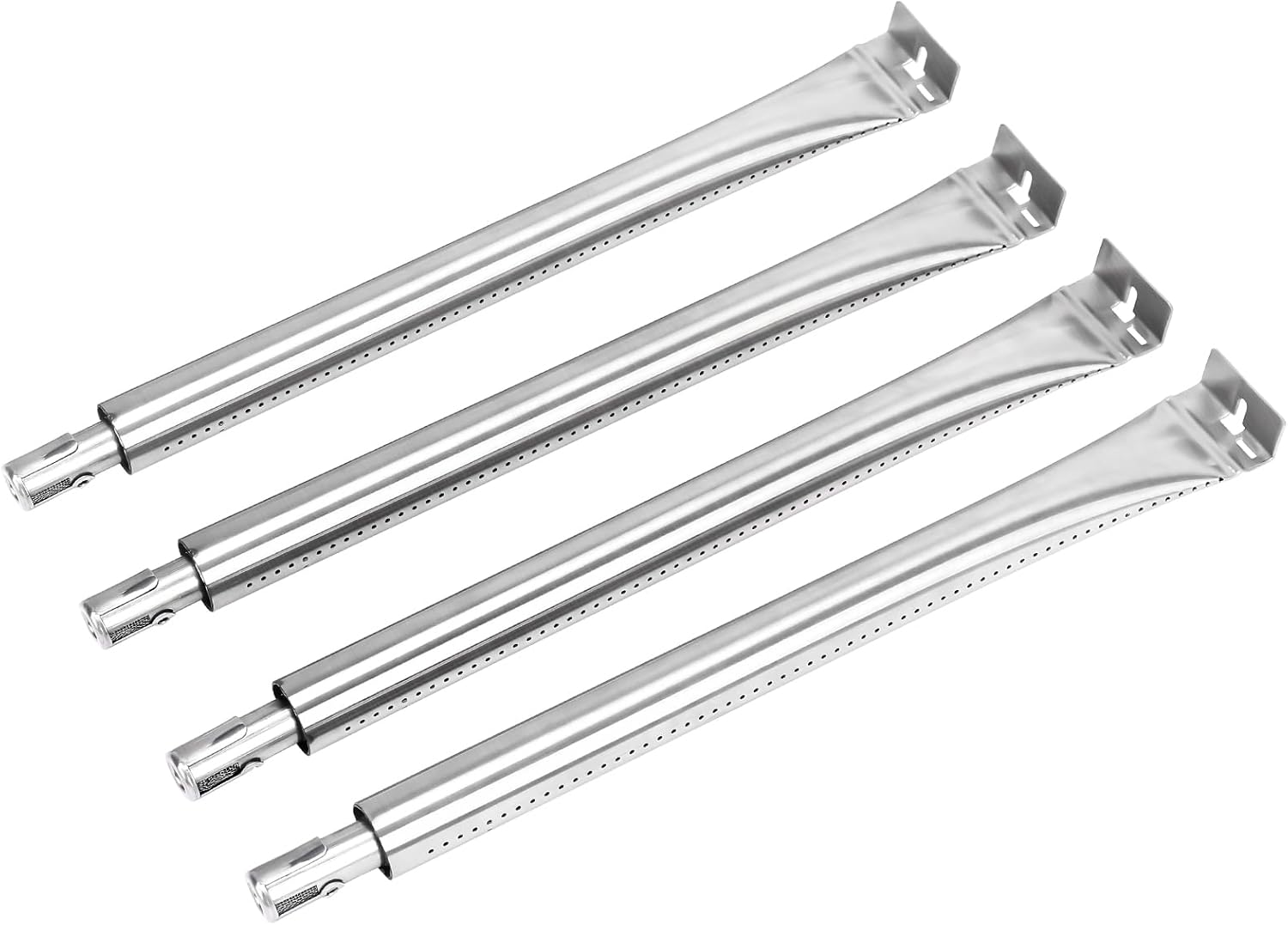 Denmay 18633 Lot de 4 brûleurs en Acier Inoxydable pour Barbecue à gaz Broil King Imperial et étagère, 43,8 cm, Tube de brûleur en Acier Inoxydable pour Barbecue Broil King Regal 490 et Autres