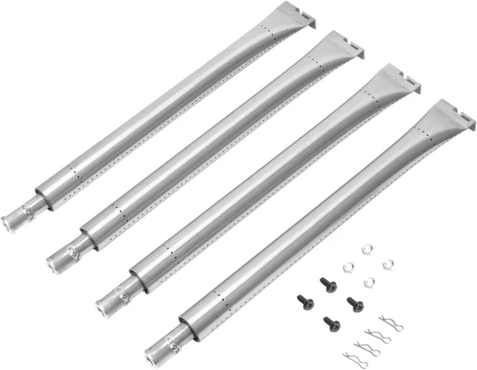 GriHero Lot de 4 brûleurs de rechange en acier inoxydable 18633 pour barbecue à gaz Broil King Imperial & Regal - 43,8 cm - Pour barbecue Broil King Baron