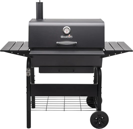 Char-Broil Char-Broil Barbecue au charbon de bois L, grille à charbon réglable, extensible pour former un fumoir décalé Charcoal Fusion L