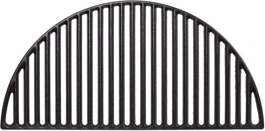 Kamado Joe Grille en fonte demi-lune Classic Joe, 45,7 x 22,8 x 1,2 cm, Noir Grille de cuisson en fonte