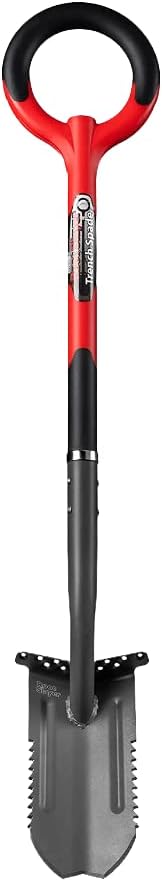 Bêche de tranchée - Dents Ultra aiguisées - ROOTSLAYER - VENTEO - Acier de Carbone Bêche Tranchée