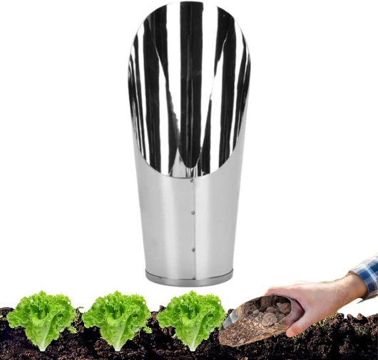 Pelle à seau - Pelle à terreau polyvalente, outil à main durable - Pelle à planter en forme de seau, pelle à rempotage légère, poignée ergonomique, accessoire de jardinage, transplantoir, aide à la pl Pelle à godet