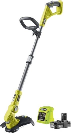 Coupe-Bordures sans Fil 18V One+ RLT1832-20S – Coupe Ø25-30 cm, Batterie 2Ah + Chargeur Inclus, Hauteur Télescopique, Mode Dresse-Bordure, Idéal pour Bordures, Massifs et Talus