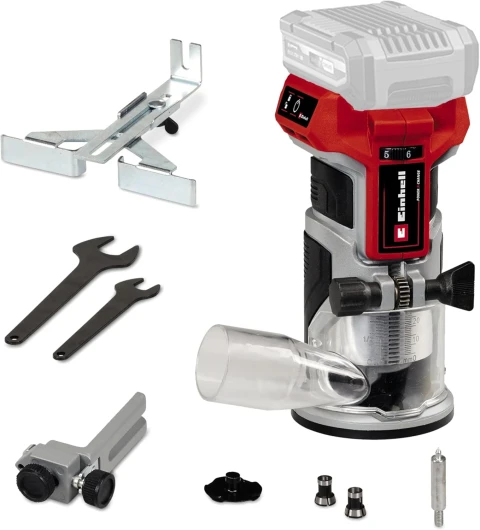 Professional Affleureuse sans fil TP-ET 18 Li BL-Solo Power X-Change (18 V, Li-Ion, hauteur de course 40 mm, moteur sans charbon) Livré sans batterie ni chargeur Solo: Sans Batterie ni Chargeur