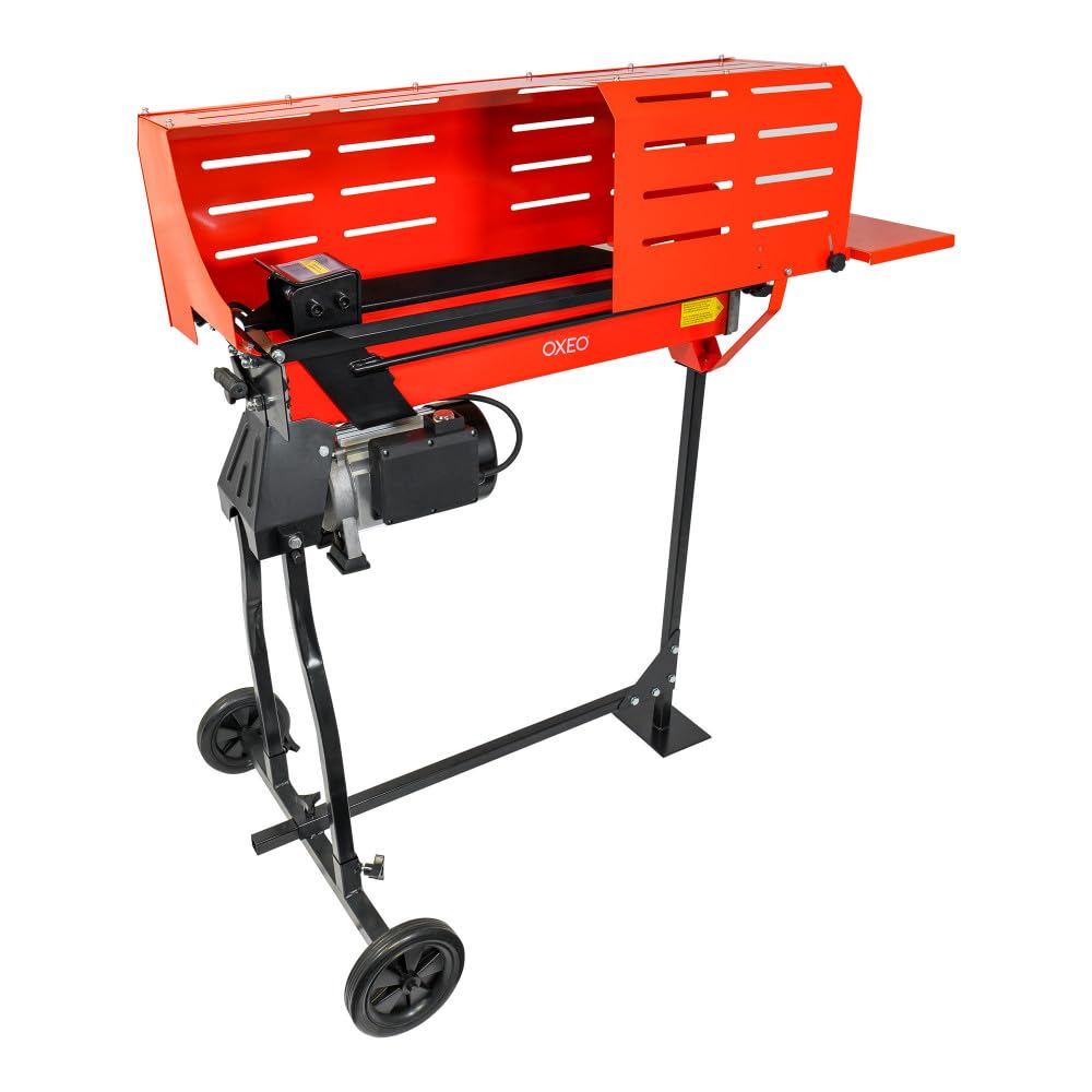 Fendeur de bûche hydraulique 7T horizontal - avec support - Moteur 2300W - Longueur de fendage 52cm - 2 roues - Fendeuse à bois