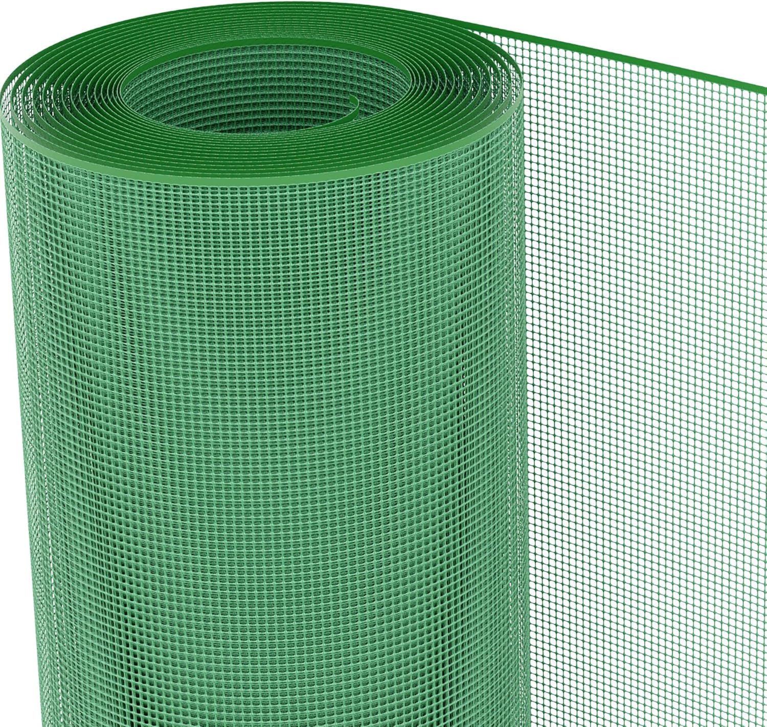 Filet en Plastique Quadra 05 Vert 1,00x50 m, Filet de Protection Multi-Usages pour Balcons, Terrasses, Portails et Clôtures 1,00 x 50 m Vert