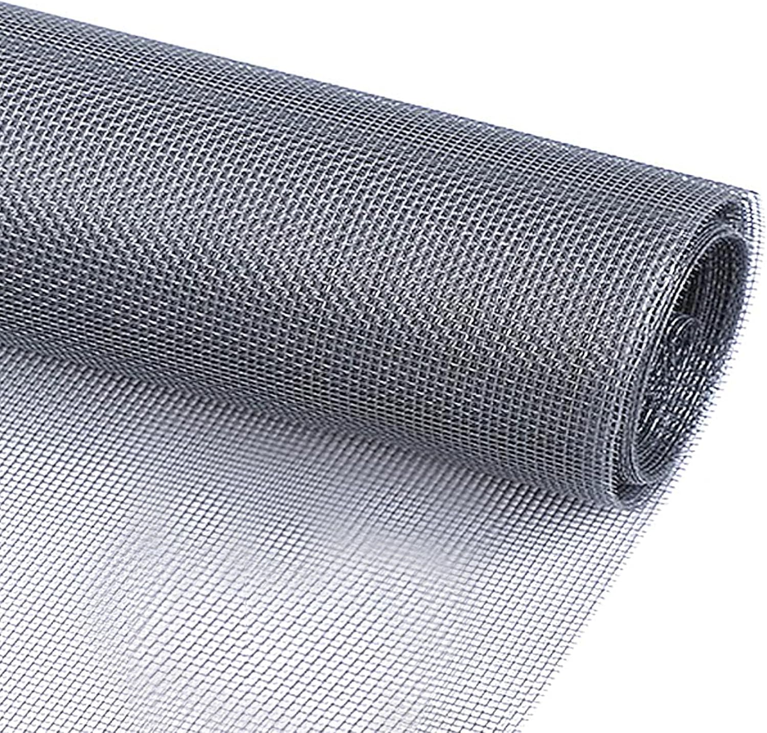 Grillage métallique en acier inoxydable Maille fine Rouleau de filtre Feuille 304 30 mesh Treillis métallique pour portes -Repousse les souris les insectes et les serpents 30 x 120 cm