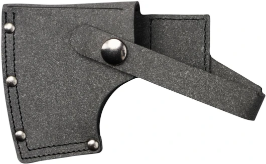 Fourreau de hache, Fourreau en cuir pour haches Fiskars (N10, N12, X10, X11, A10 et A11), cuir recyclé, gris, S, 1057532
