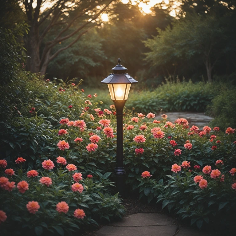 Éclairez votre jardin avec la lampe solaire Relaxdays