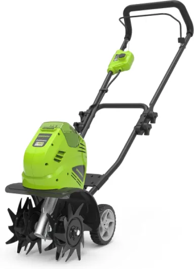 Motobineuse sans fil, Vert, 40V 40V sans batterie ni Chargeur