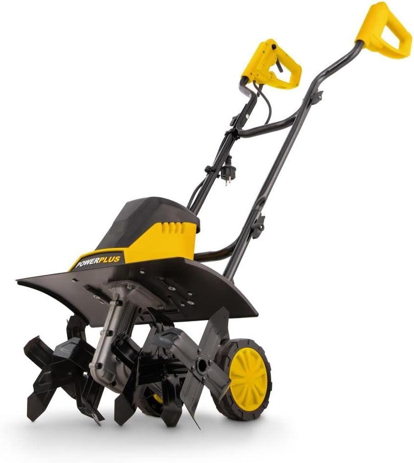 Powerplus Motoculteur Électrique POWXG72010-1500 W, 6 Lames, Profondeur de 220 mm et Largeur de 450 mm