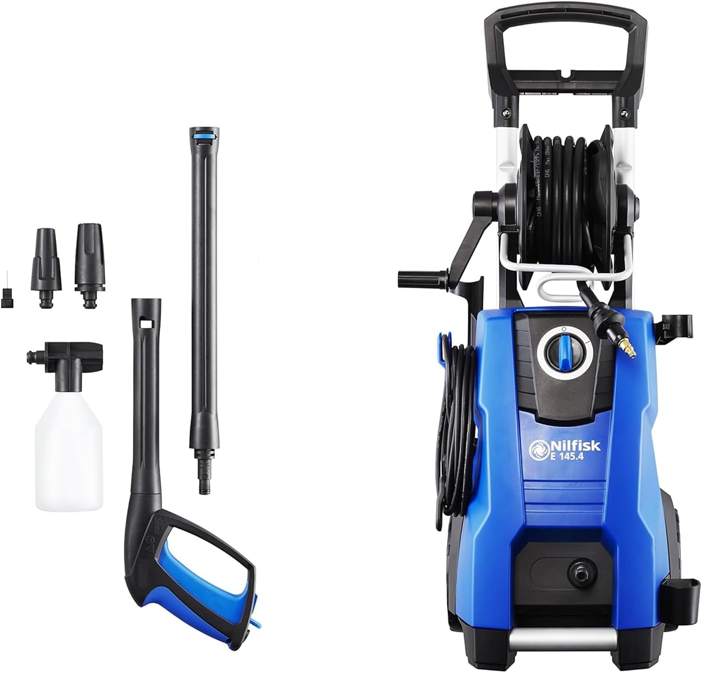 Nettoyeur Haute Pression E 145 Bars - Nettoyeur pour le Jardin, Terrasse, Vitres et Voiture (2100 W) 128471185 E145.4