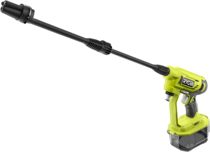 Pistolet Haute Pression sans Fil 18V One+ RY18PW22A-0 – Pression 22 Bar, Réservoir Eau, Léger et Mobile, Nettoyage léger et Rinçage Uniquement – Batterie Non Incluse Sans batterie