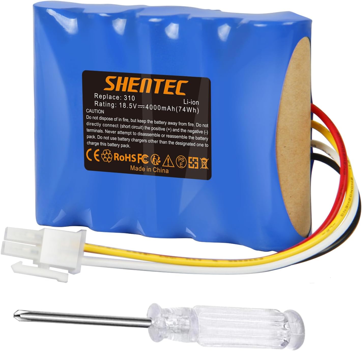 Batterie Li-ION de Rechange 18.5V 4000mAh pour Batterie Husqvarna Automower 310,315,Gardena Sileno R100Li, R130Li, R160Li, Sileno+,pour Robot Tondeuse 5848228-01,5848228-02,5848528-02,