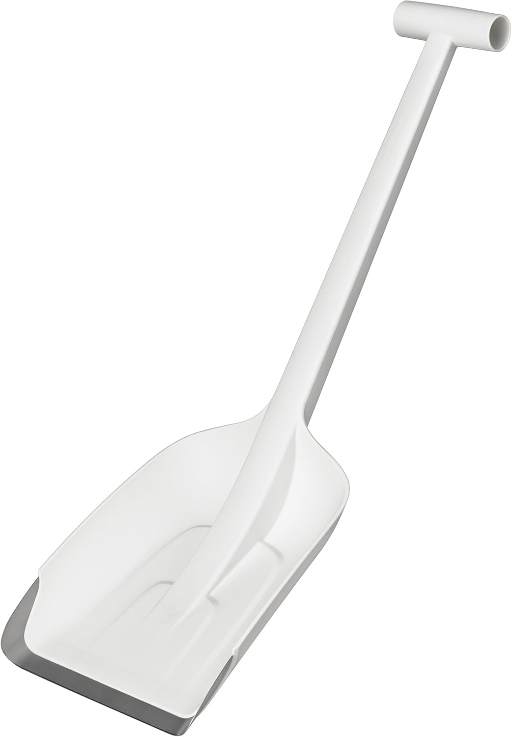 Pelle à Neige pour Voiture, Longueur : 63 cm, Plastique Renforcé de Fibre de Verre avec Réglette en Aluminium, Blanc, SnowXpert, 1019347 Pelle à neige, Bord en aluminium