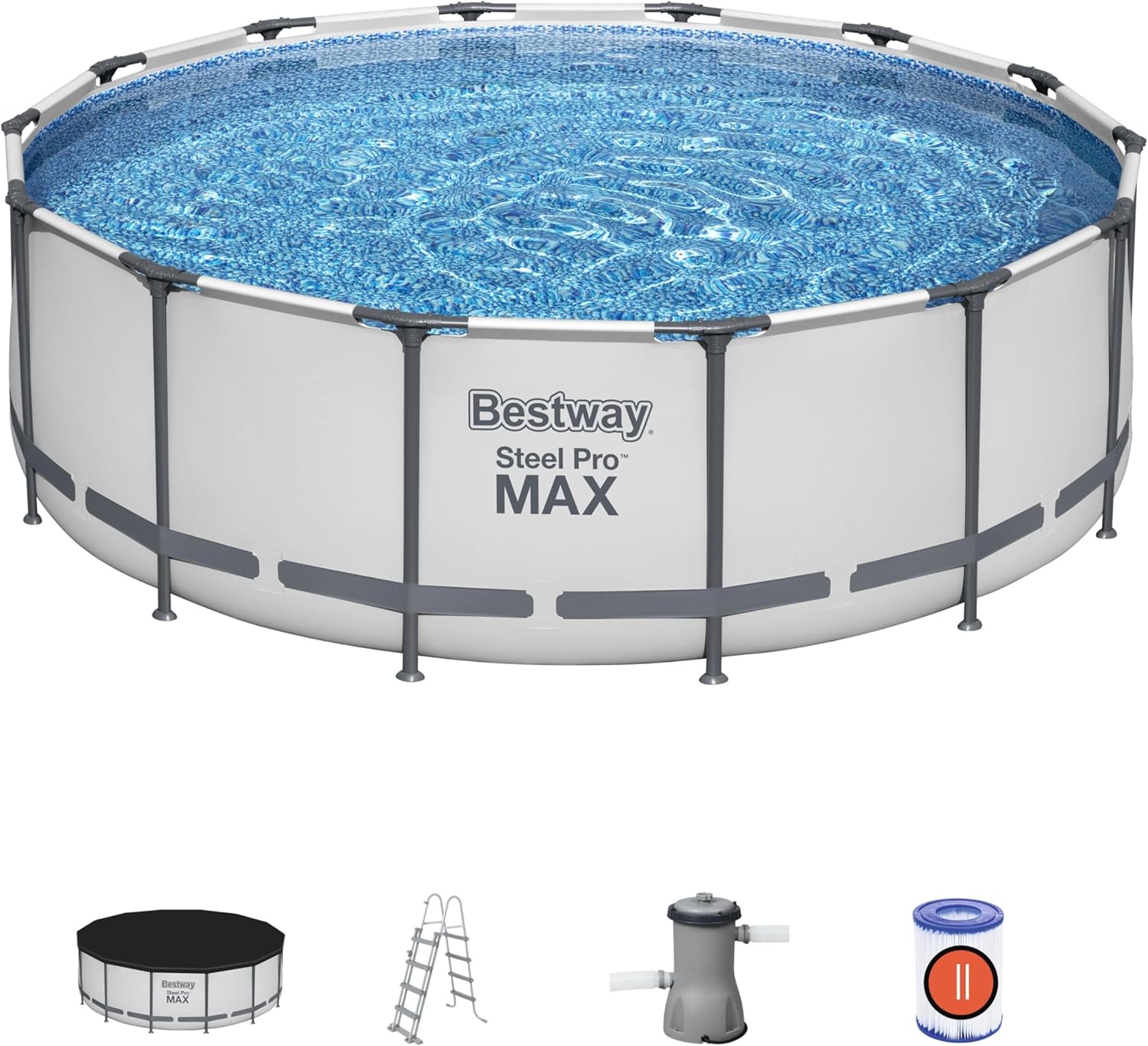 Steel Pro Max™ 14' x 48"/4.27m x 1.22m Pool Set