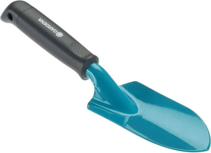 Transplantoir Classic de Gardena : pelle universelle pour la plantation et le repiquage dans le jardin et sur le balcon, acier de qualité, poignée ergonomique, largeur de travail 8 cm (8950-20)