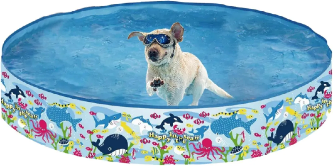 Piscine pour - Mini Piscine De Bain, en Plein Air - Piscines pour Bébé en Plastique Dur Au Sol, Bandoulires en Tout-Petits, Baignoires À Eau Pliable, pour Intérieur 120cm*120cm*25cm