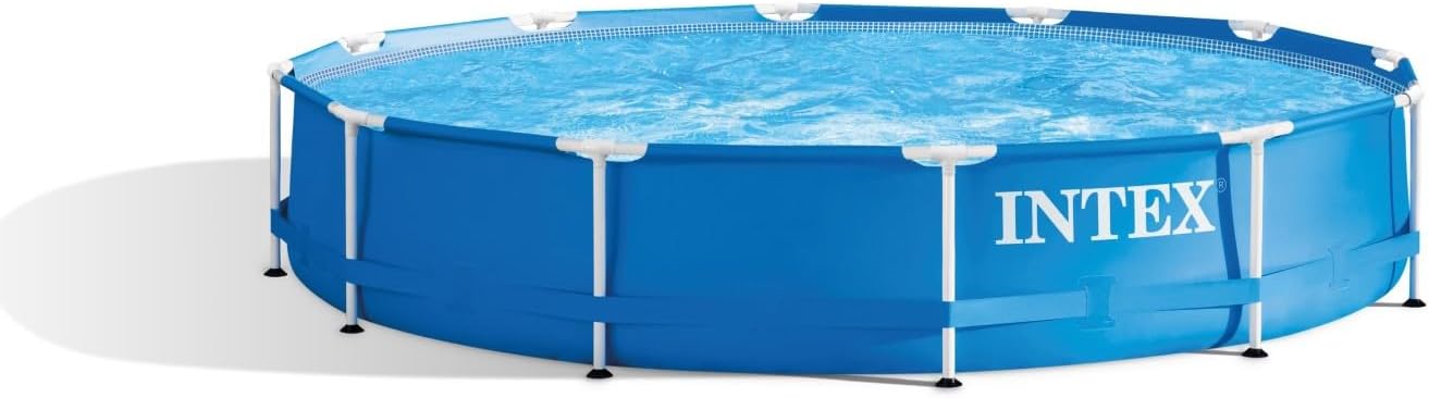 Intex 28212GN Piscine hors-sol cadre métal avec épurateur 366 x 76 cm 366 x 76 cm Avec épurateur Unique