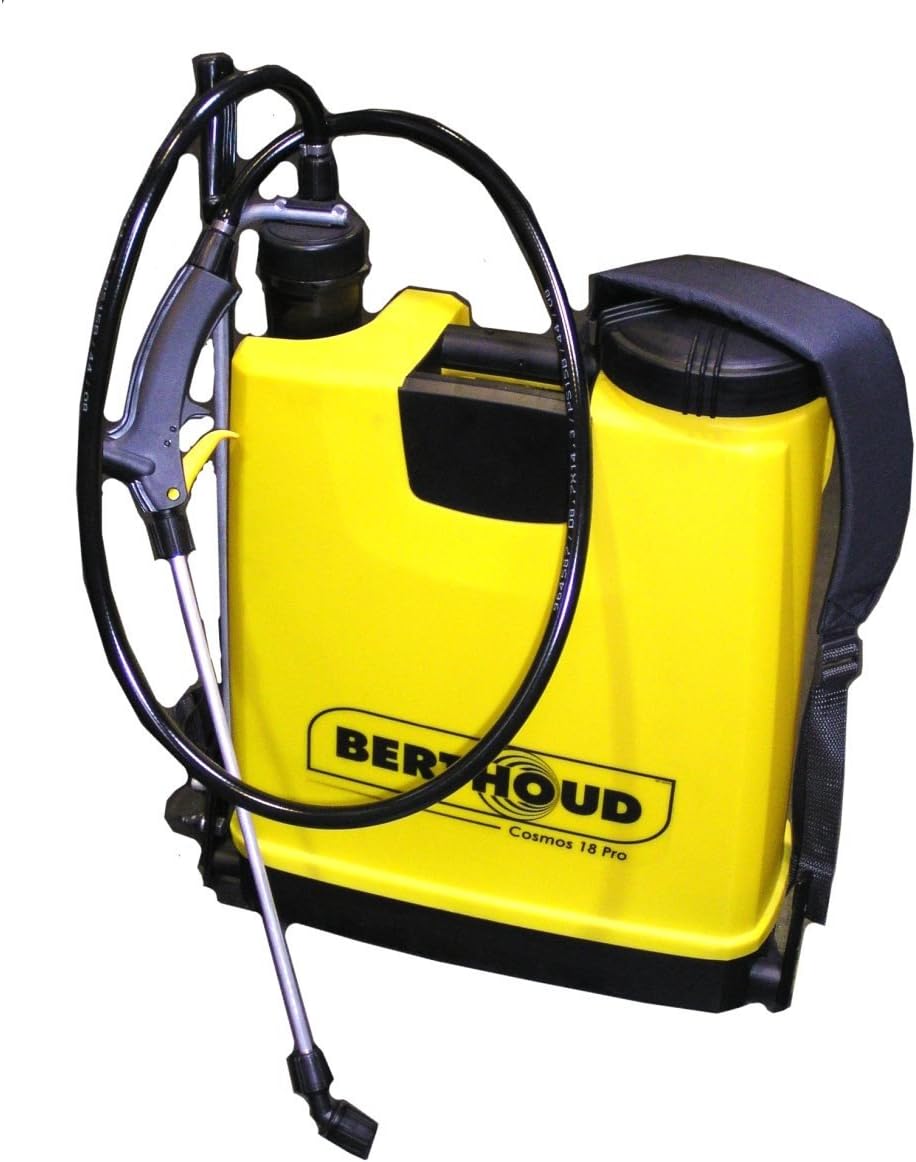 BERTHOUD - Cosmos 18 Pro - Pulvérisateur à Dos Premium 18L: Idéal pour Traitement et Protection des Végétaux, Pompe Haute Performance (6 Bars) avec Un Pompage Facile, Équipement Professionnel [102215]
