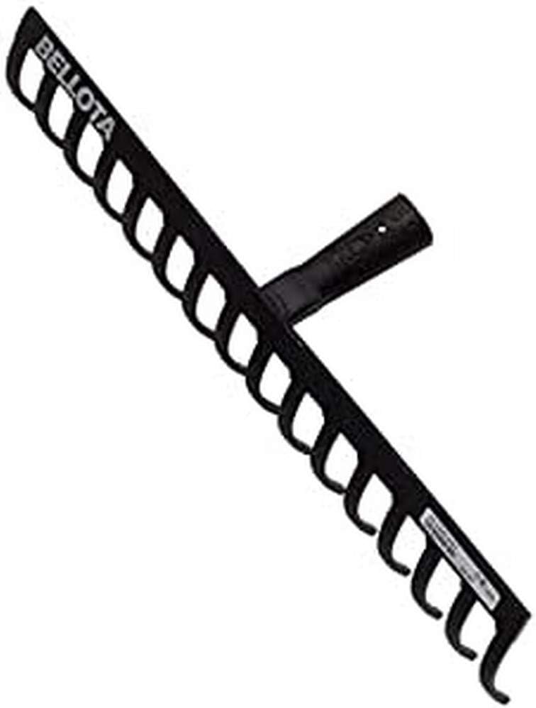 951-18 - Râteau de Jardin avec 18 Dents - Tête en Acier - Râteau à Usage Moyen pour le Jardinage - Manche Non Inclus