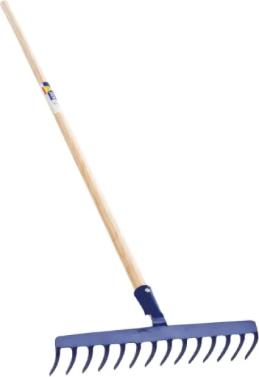 JAD 01801 Râteau 14 Dents avec Manche Bleu 150 cm