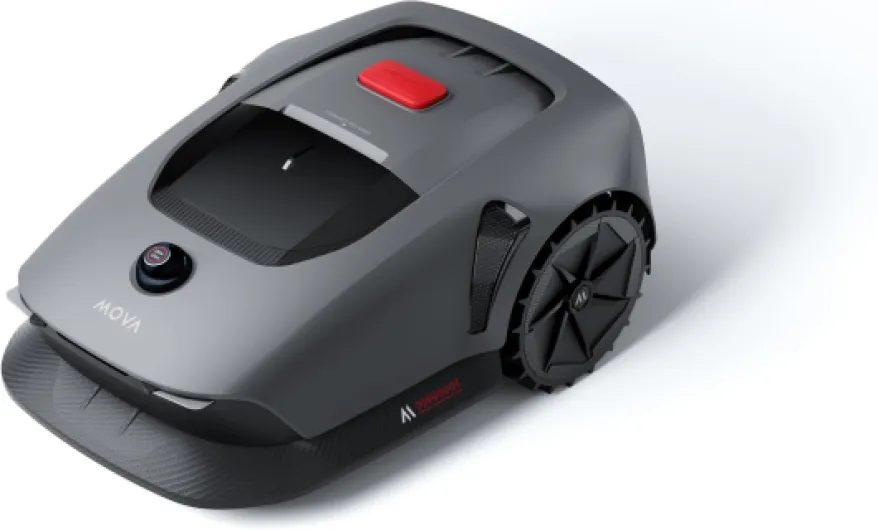 600 Kit avec 81 Lames, Robot Tondeuse Installation sans Fil, cartographie 3D-LiDAR jusqu'à 800 m², évitement Intelligent des Obstacles - Contrôle Via App, Coupe en U, alertes de sécurité.