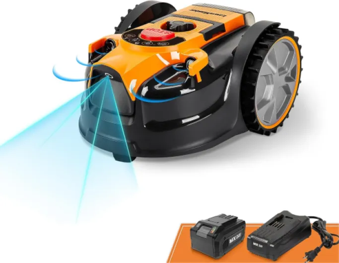 Tondeuses Robot OcuMow™ sans câble périmétrique, Coupe 150 m² de Gazon avec Une Batterie complètement chargée, Evitement d’Obstacles, Faible Bruit Tondeuses robot 150㎡