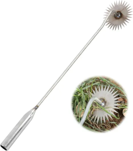 Plus Long Extracteur de mauvaises herbes de jardin, outil de désherbage portable, outil de déracinement, 4 dents, en acier au manganèse, pour potager, arrière-cour, ferme