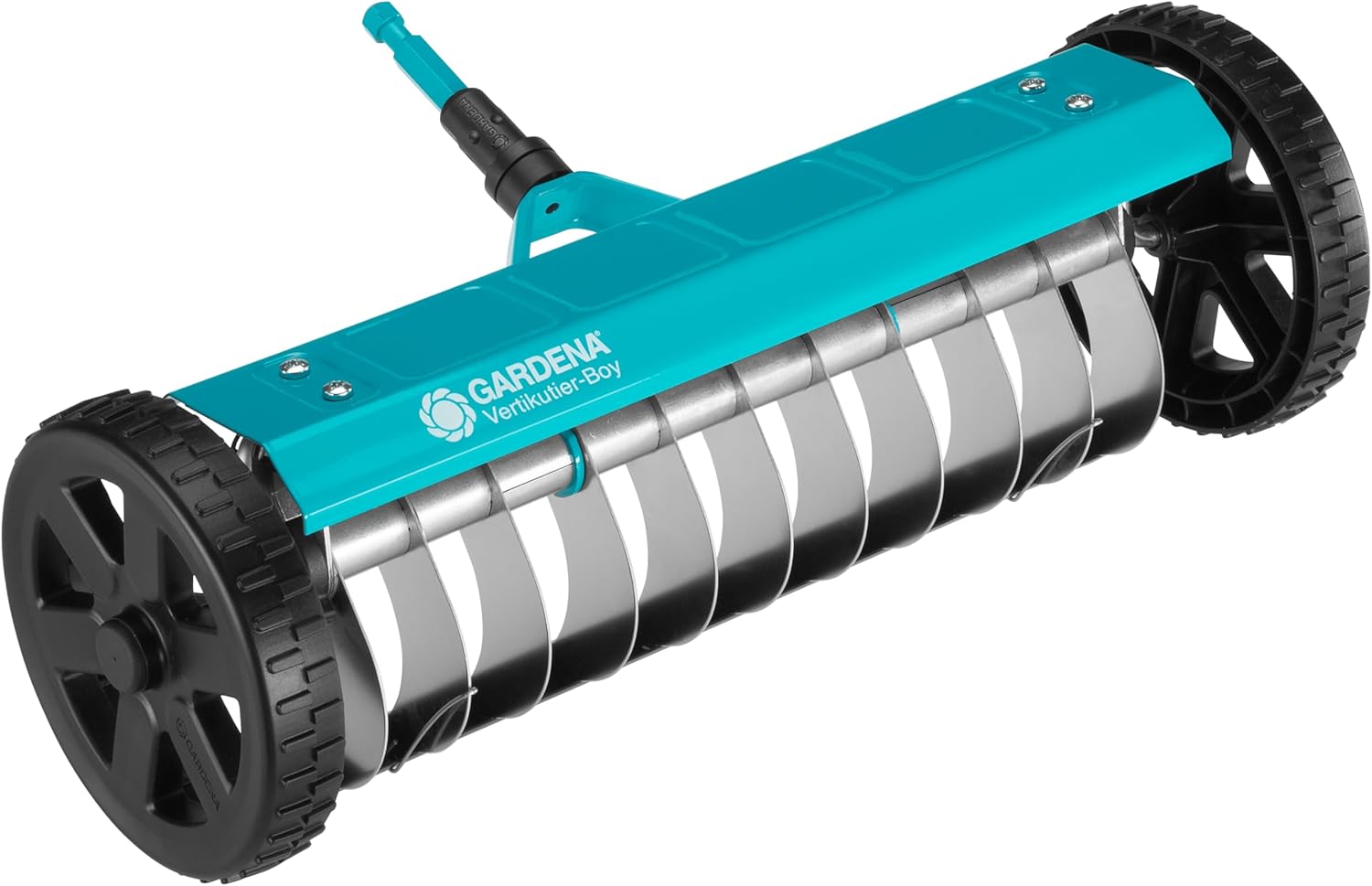 Scarificateur sur Roues Combisystem, Petit modèle, de Gardena : scarificateur à Main pour enlever la Mousse, Largeur de Travail de 32 cm, Roues Robustes pour faciliter Le Travail (3395-88) Scarificateur sur roues (32 cm) Unique