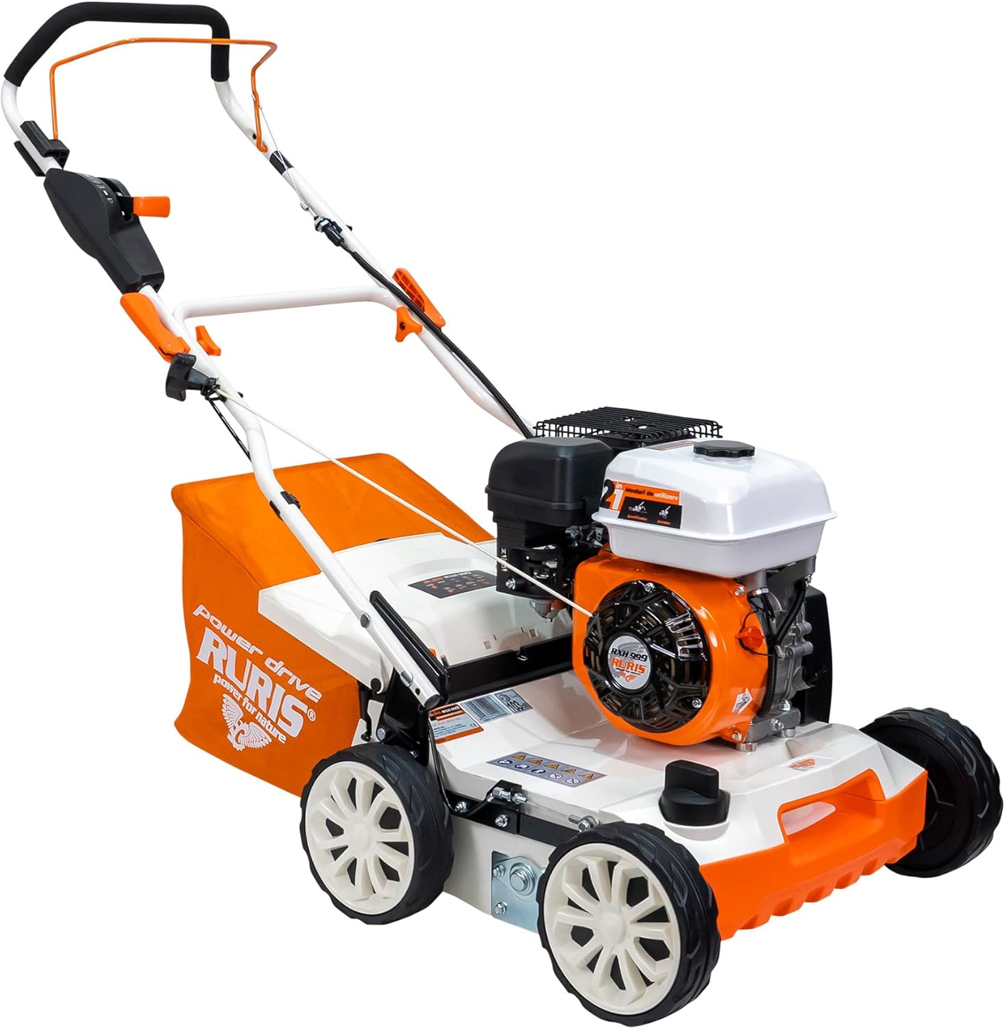 RURIS Scarificateur Thermique Gazon 212cc Largeur 40cm RXH999