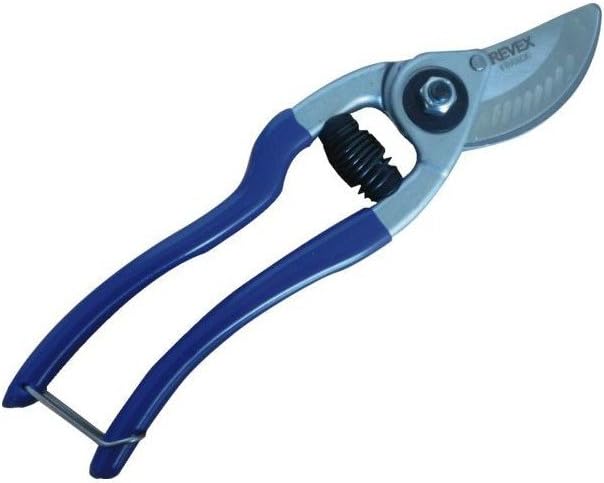 Revex - Sécateur forgé Lame Interchangeable Branches epoxy gainage PVC (23 cm)