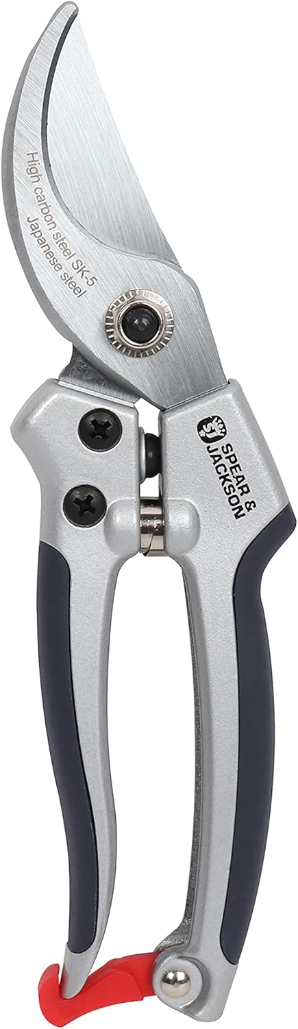 Spear & Jackson Sécateur bimatière Gris/Noir 20 x 5,5 x 1,5 cm 56527 20x5,5x1,5 cm Sécateur bimatière