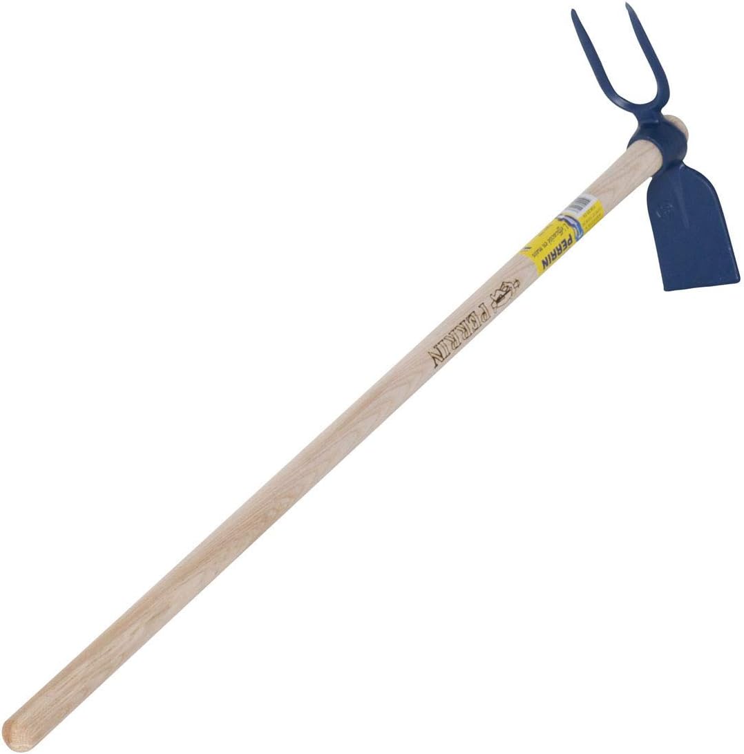 Outils perrin Serfouette Forgée Panne et Fourche Emmanché Droit 130 26cm Largeur