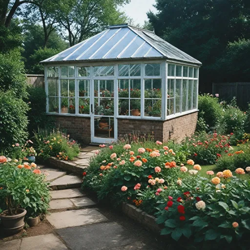 Optimisez votre espace avec une serre de jardin Relaxdays