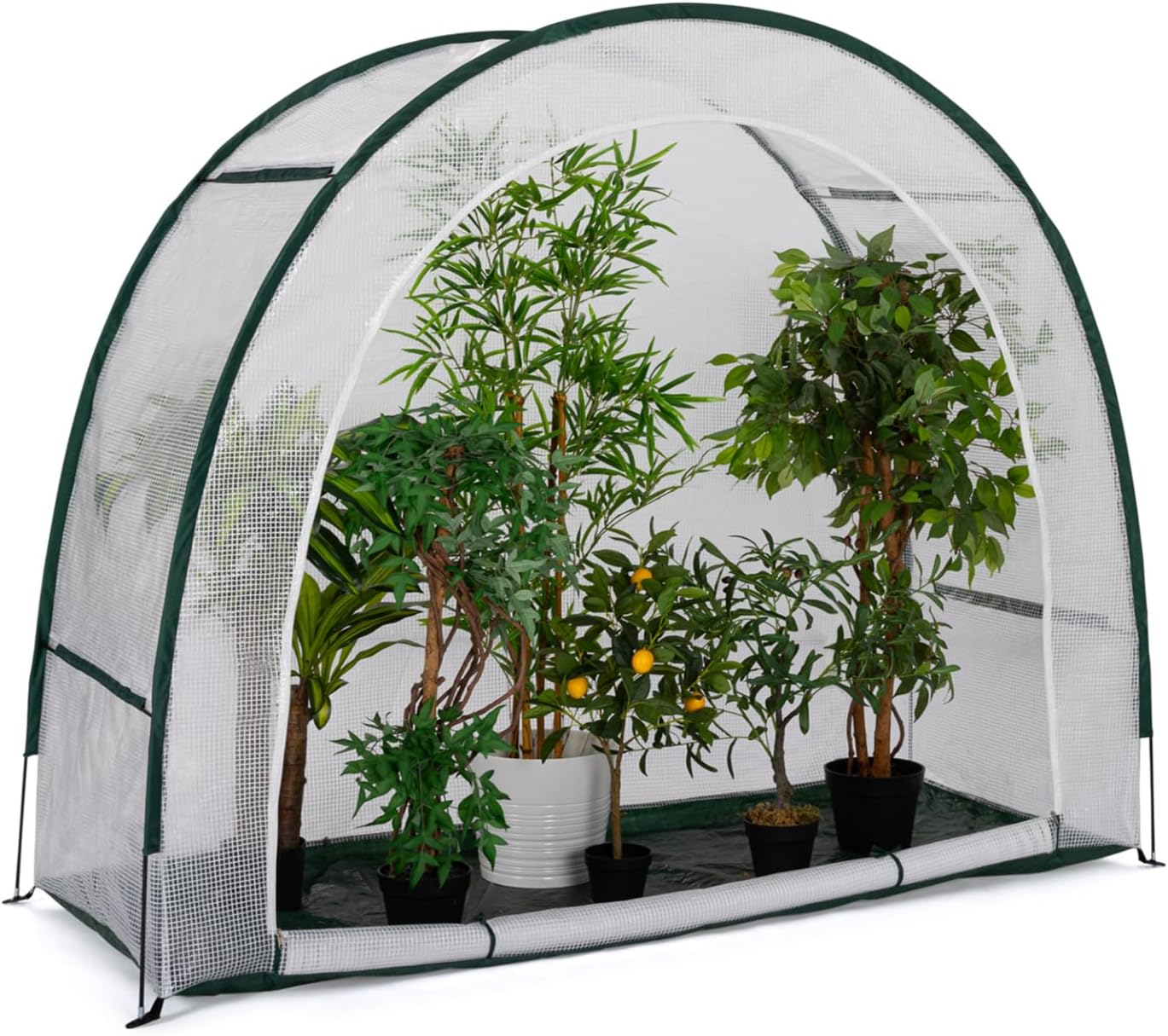 Serre d'hivernage Demi Lune 200 x 80 x 170 cm Balcon et terrasse