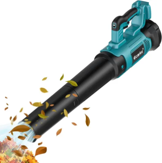 Souffleur sans Fil pour Makita 18V : 500CFM avec Moteur sans Balais, Bouton de Verrouillage et 6 Vitesses Réglables pour Jardin et Entretien des Pelouses, Vitesse du Vent 150MPH (Sans Batterie)