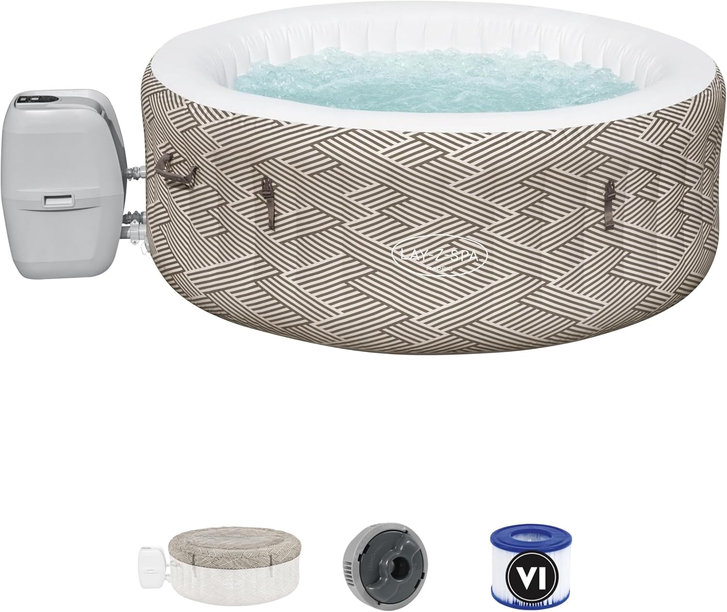 Spa gonflable rond BESTWAY Lay-Z-Spa Madrid Airjet™ 2 - 4 personnes