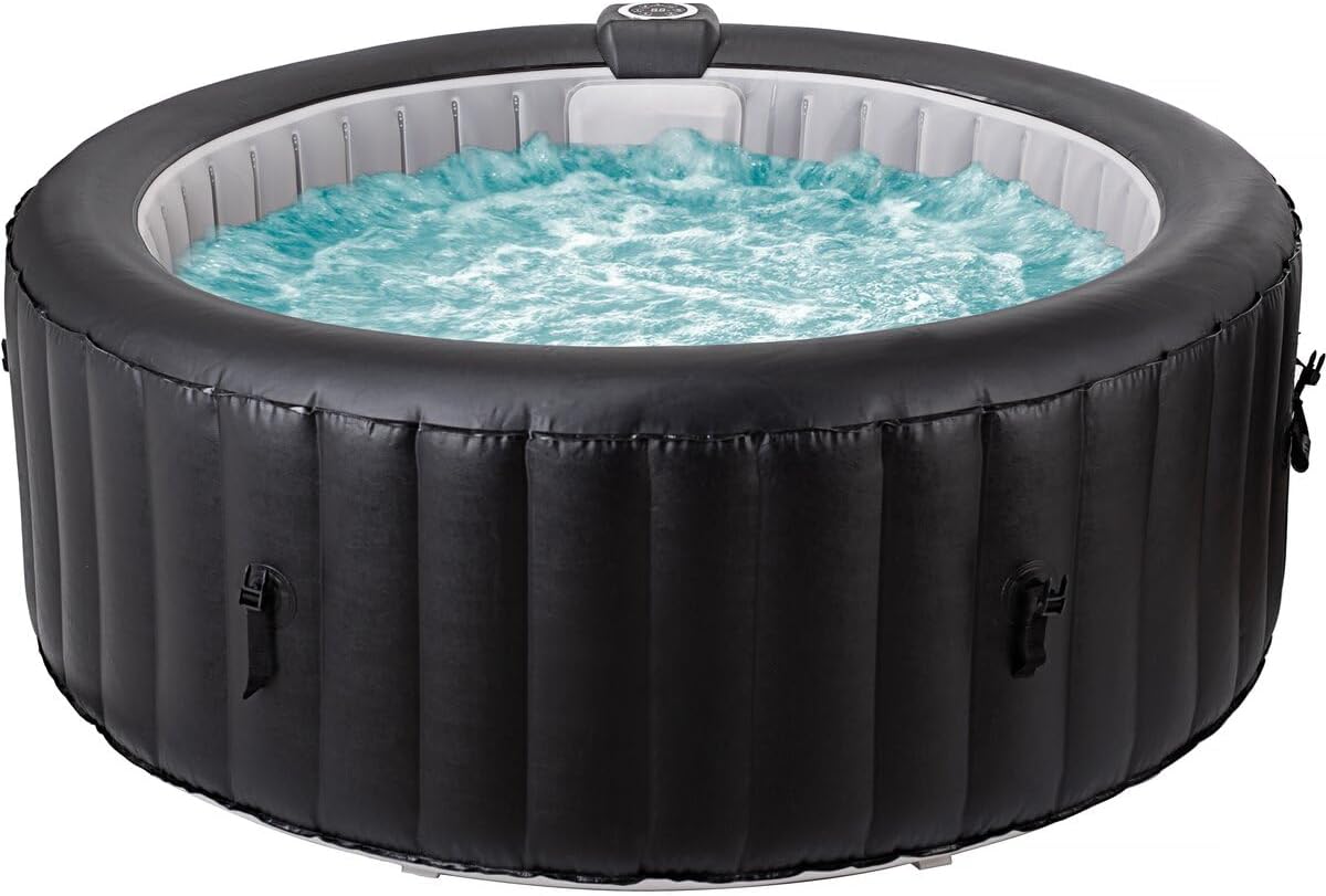 Spa Gonflable en PVC Sardaigna - 4 Places - Noir