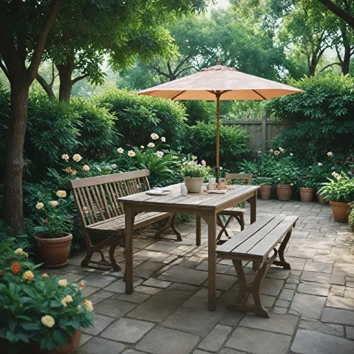 Comment choisir une table de jardin outsunny adaptée à votre espace extérieur